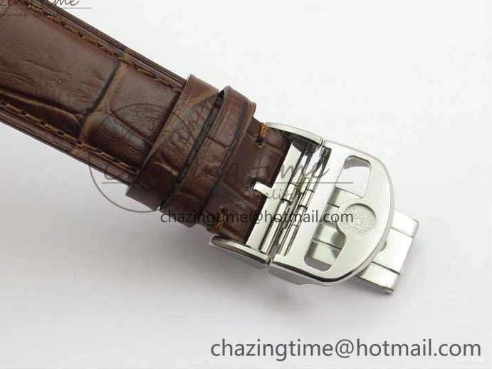 MIROTIME 0413 Original Portuguese IW358304 ZF 1:1 Best Edition SS White Dial RG Markers on Leather Strap A 7077